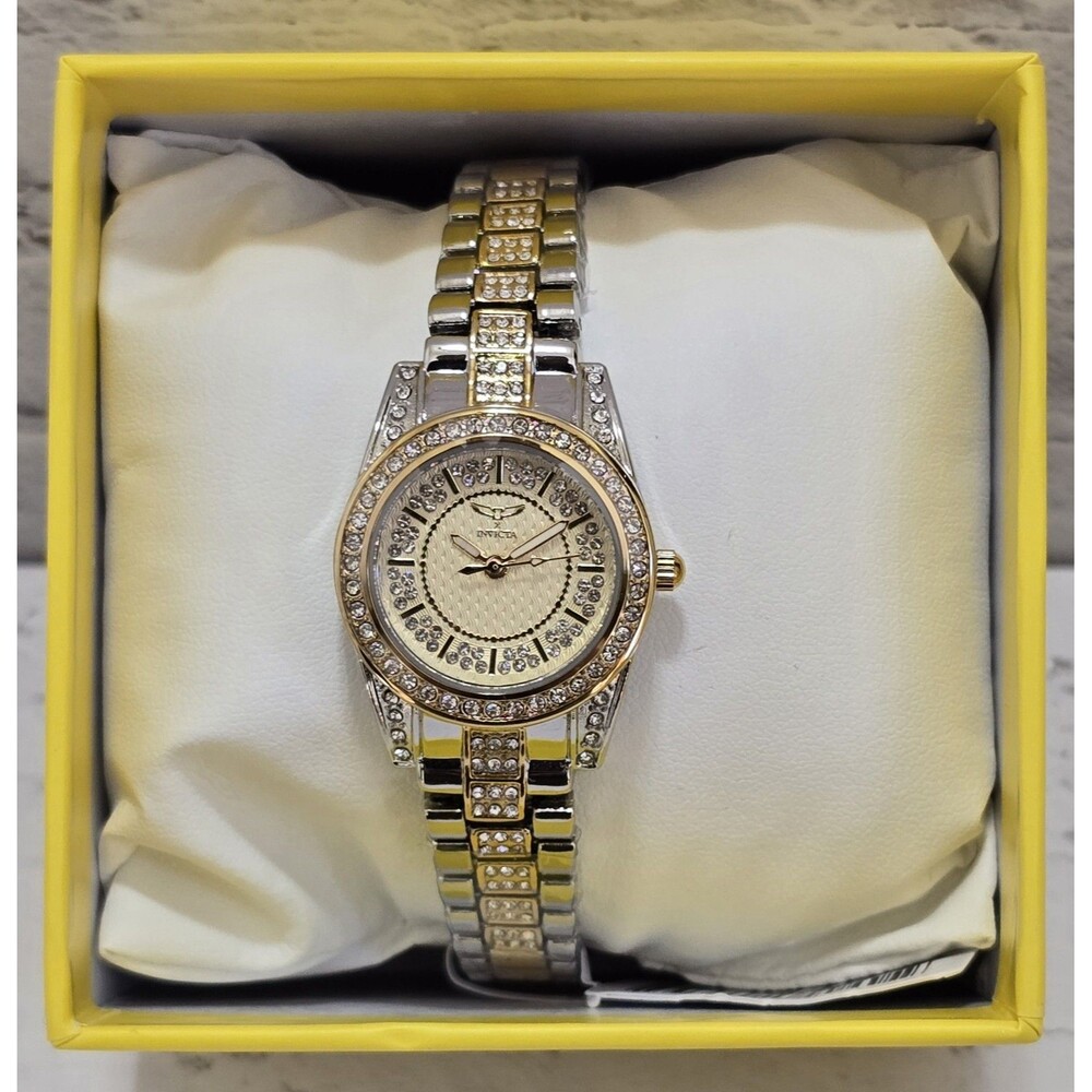Invicta Wildflower I by Invicta Women's Watch 32mm Gold Steel 69064 Brand New